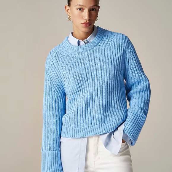 J.Crew Heritage Cotton Fisherman Crewneck Sweater – Women’s XS - Picture 2 of 15